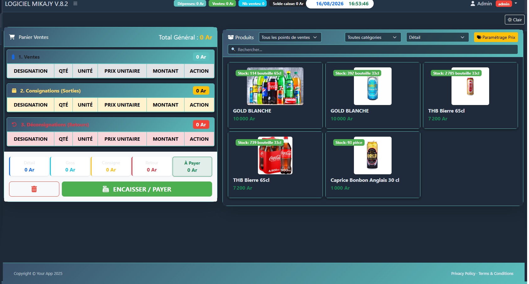 Gestion des Ventes